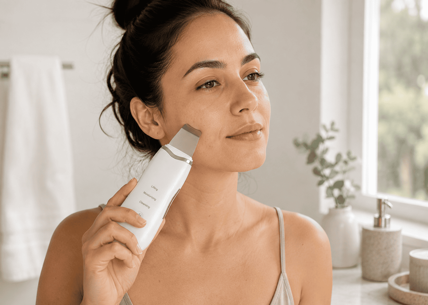 Uso cotidiano da Zeniar Derelis 3 no cuidado facial